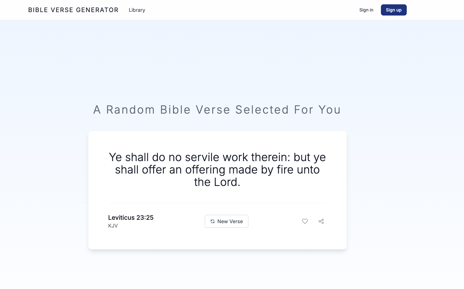 Product | Bible Generator